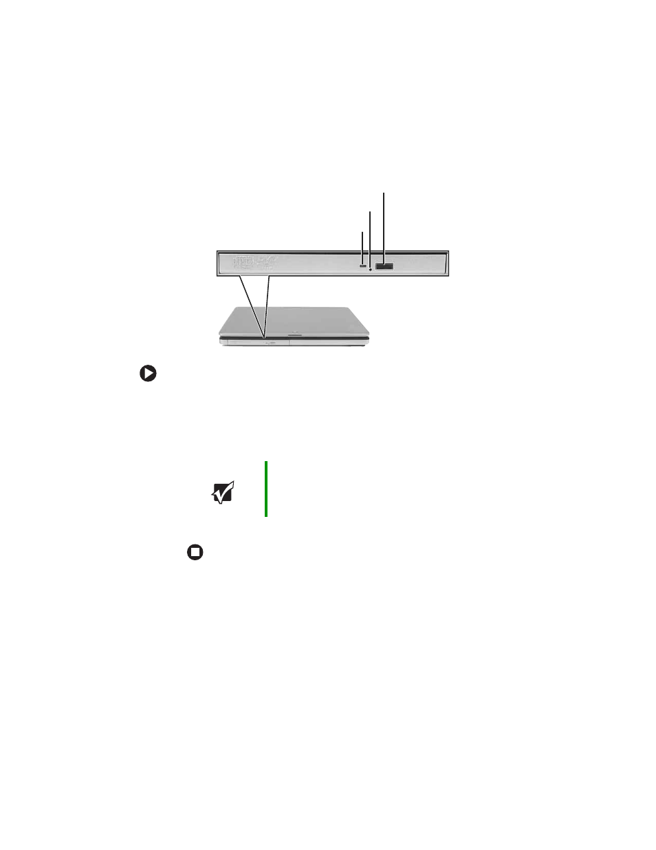 Inserting a cd or dvd | Gateway Convertible Tablet PC User Manual | Page 75 / 186