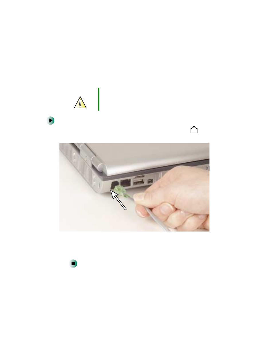 Connecting the modem | Gateway 400 User Manual | Page 42 / 278