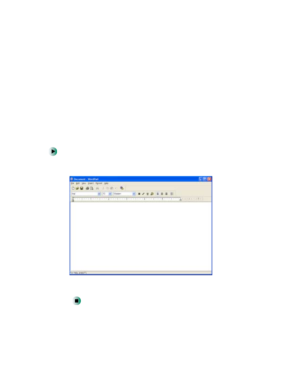 Working with documents, Creating a new document | Gateway 400 User Manual | Page 70 / 278