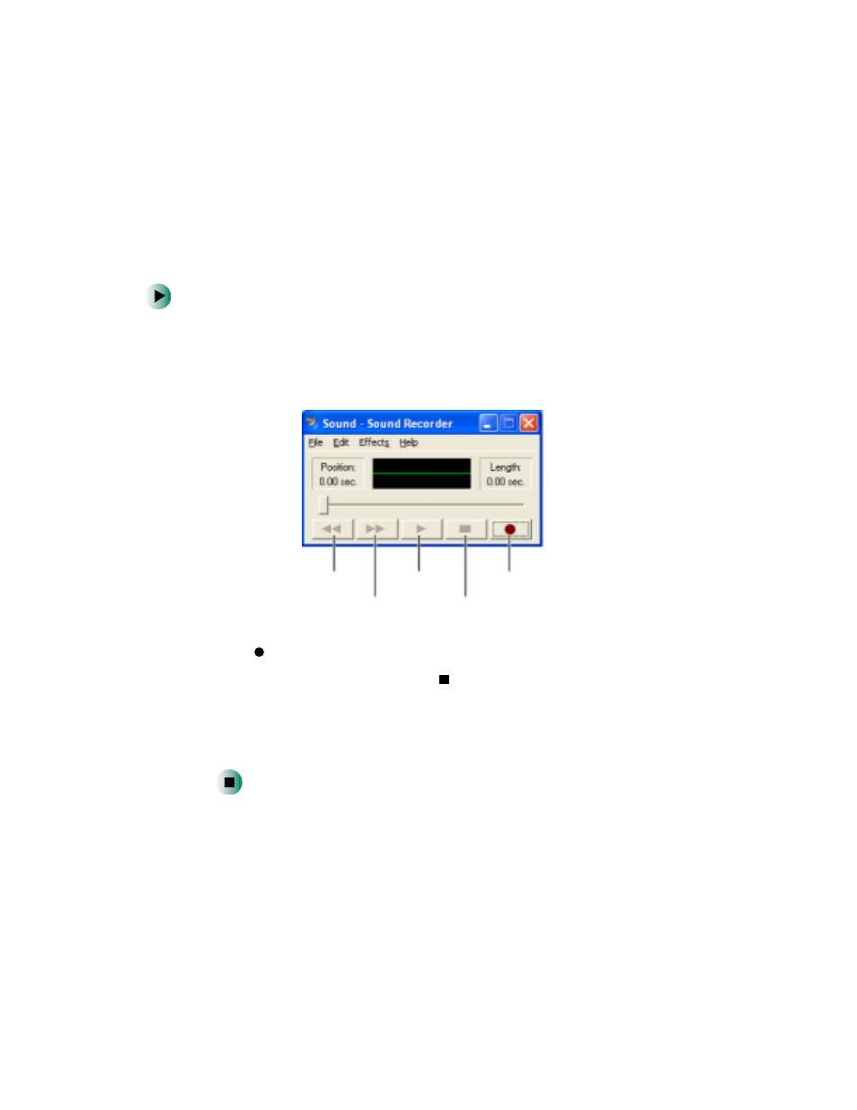Recording and playing audio | Gateway 400 User Manual | Page 94 / 278