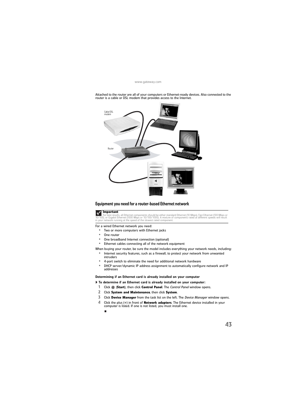 Gateway DX4800 User Manual | Page 49 / 94