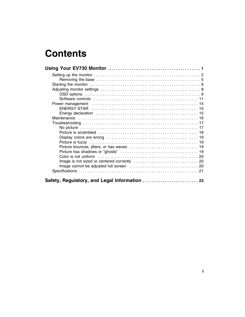 Gateway EV730 User Manual | 30 pages