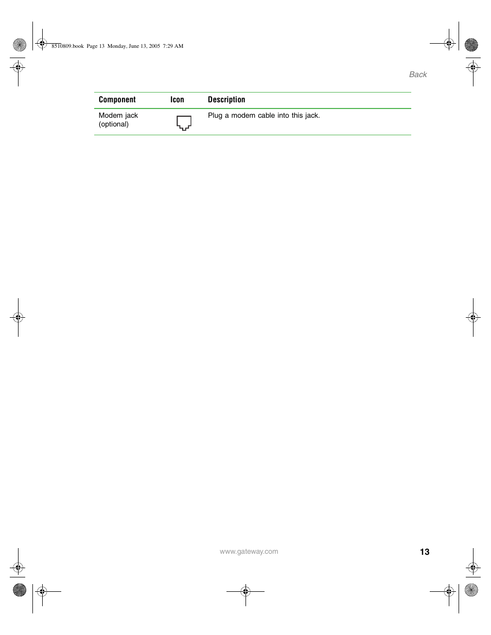 Gateway E-6500 User Manual | Page 18 / 116