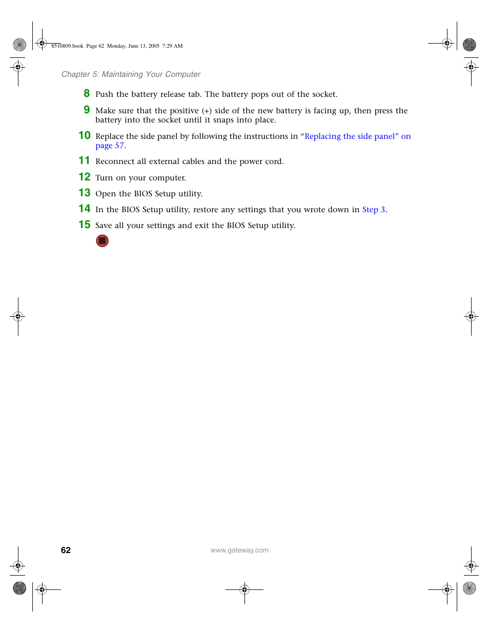 Gateway E-6500 User Manual | Page 67 / 116