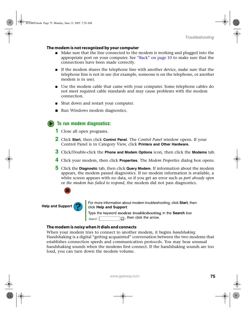 Gateway E-6500 User Manual | Page 80 / 116