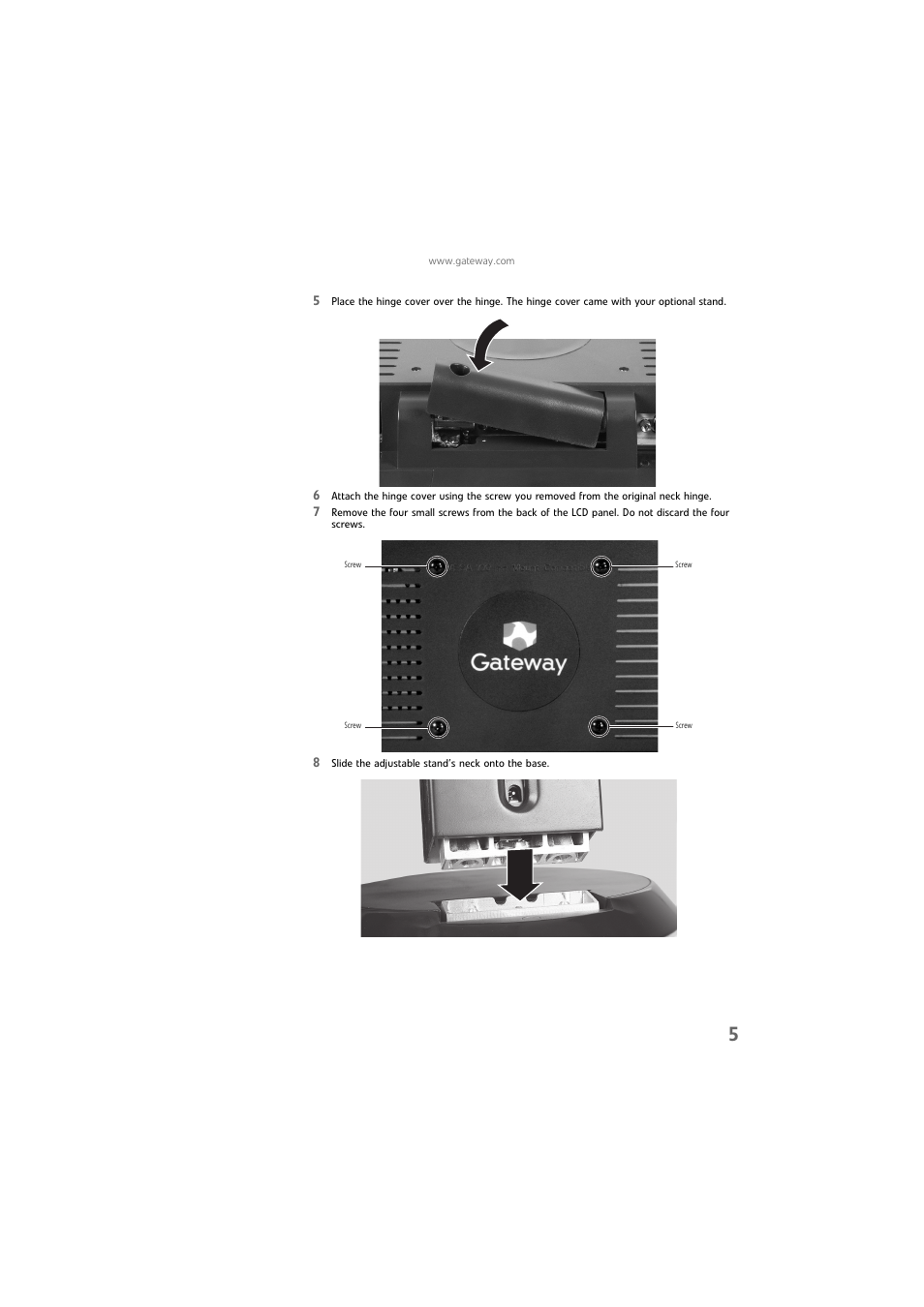 Gateway FPD1976W User Manual | Page 9 / 32