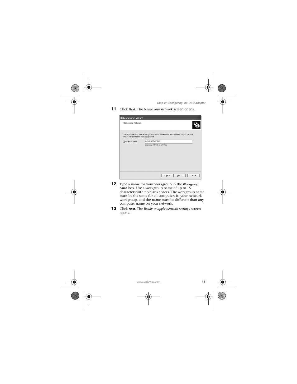 Gateway WBU-110 User Manual | Page 15 / 52