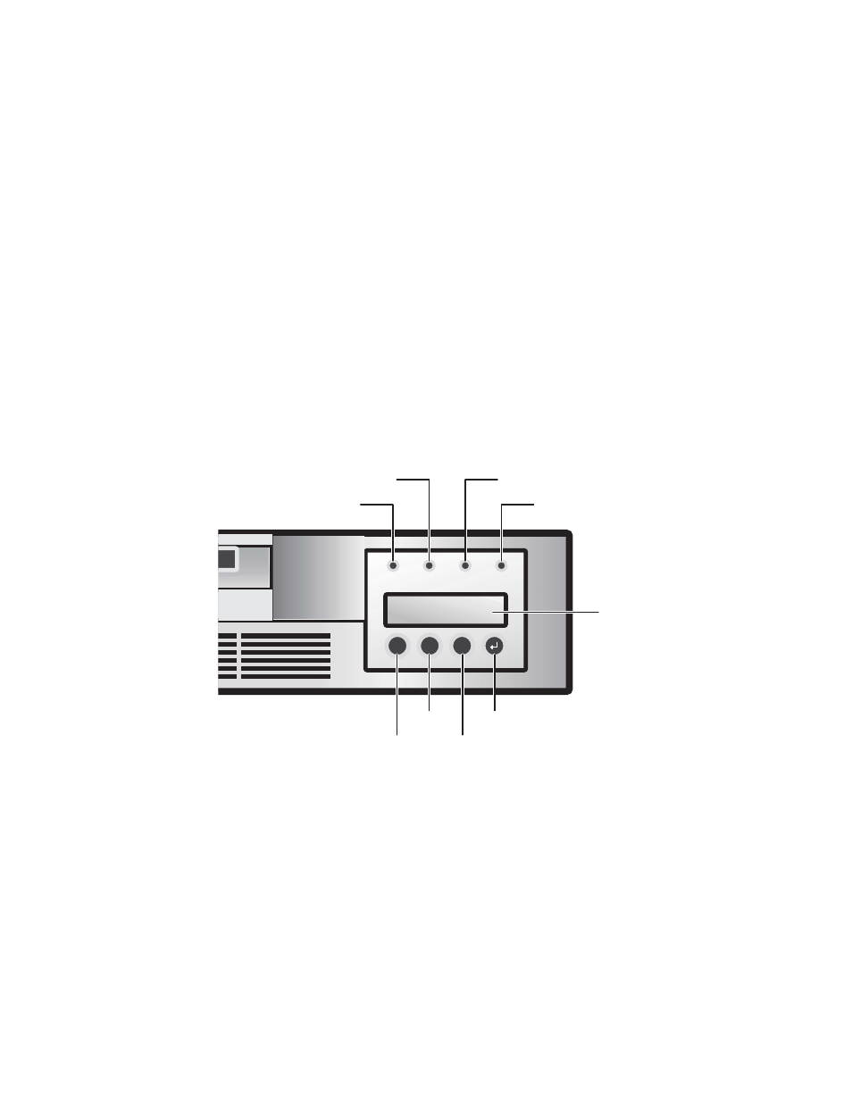 The operator’s panel | Gateway 820 LTO User Manual | Page 17 / 72