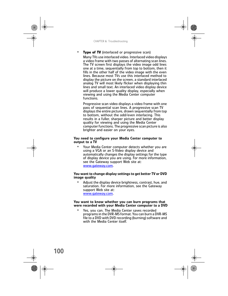 Gateway MAN FX510 User Manual | Page 106 / 150