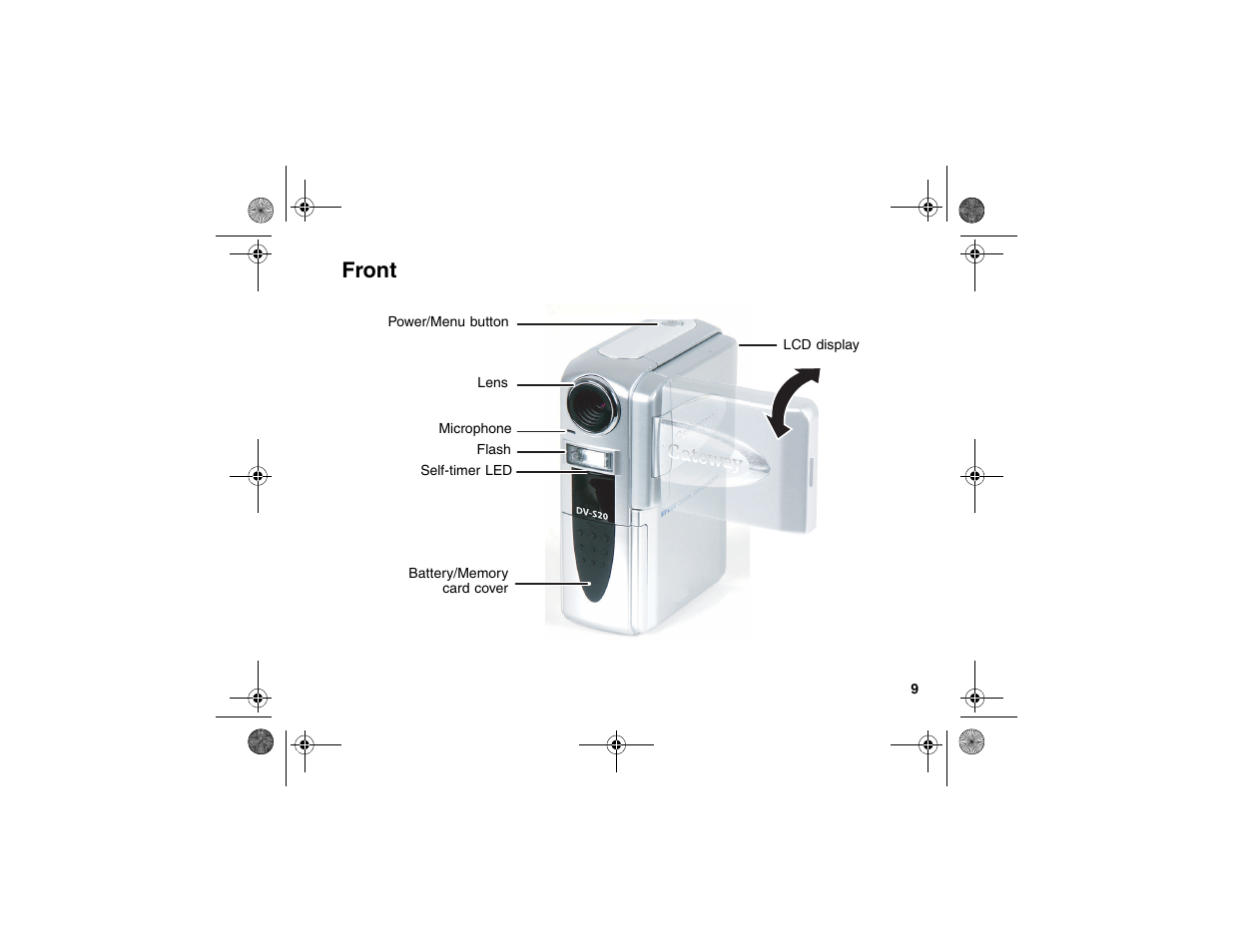 Front | Gateway DV-S20 User Manual | Page 13 / 60