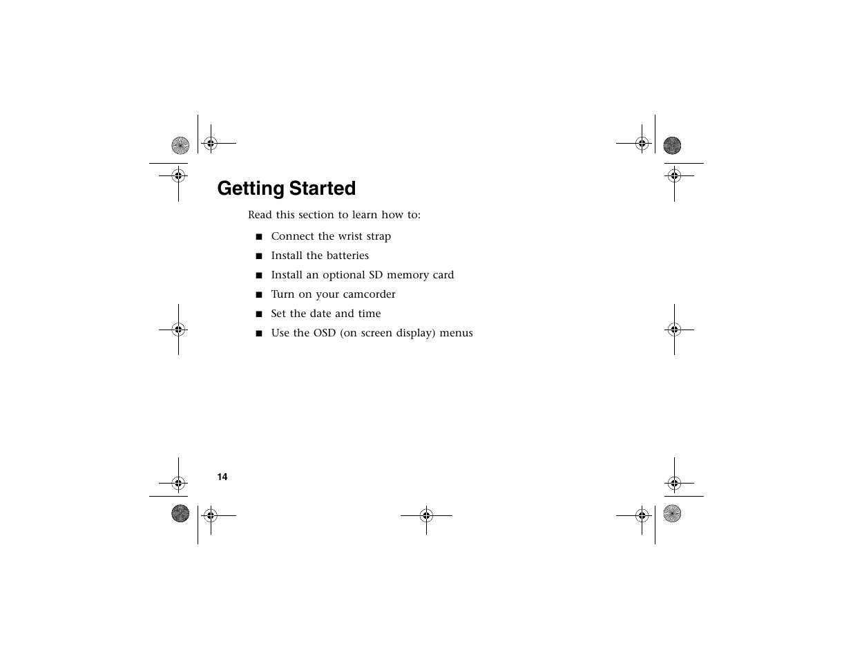 Getting started | Gateway DV-S20 User Manual | Page 18 / 60