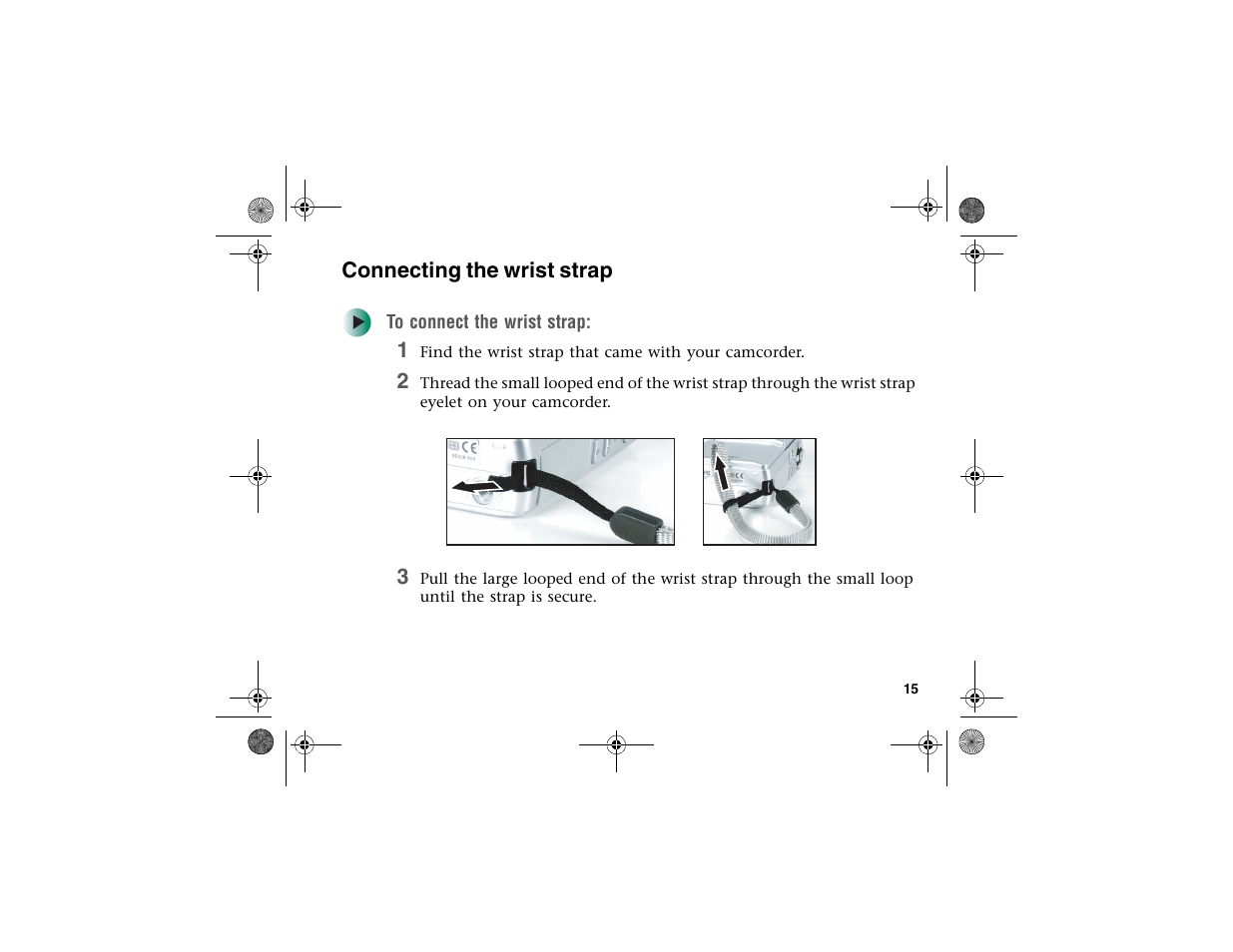 Connecting the wrist strap | Gateway DV-S20 User Manual | Page 19 / 60