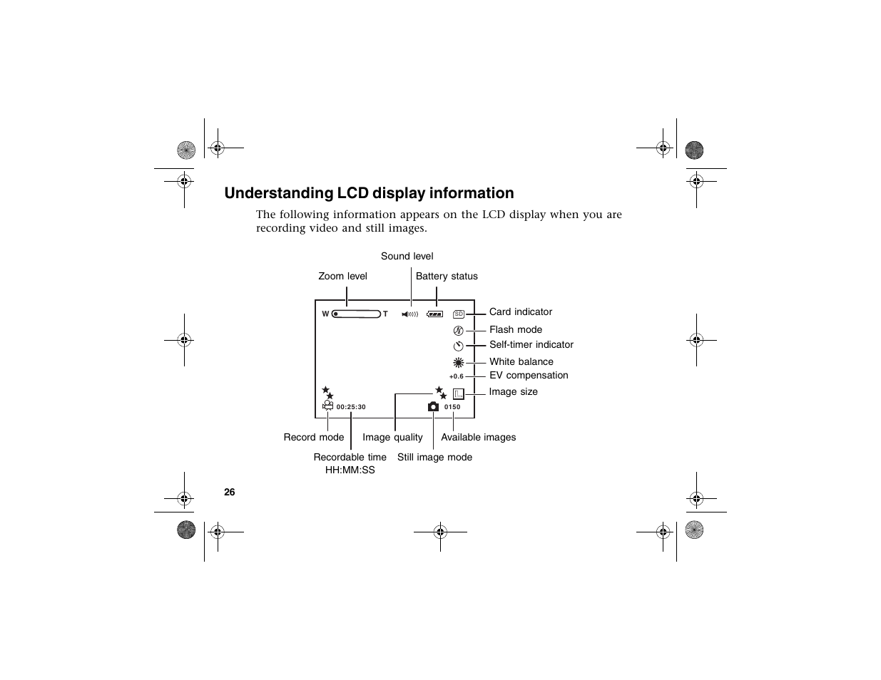 Understanding lcd display information | Gateway DV-S20 User Manual | Page 30 / 60
