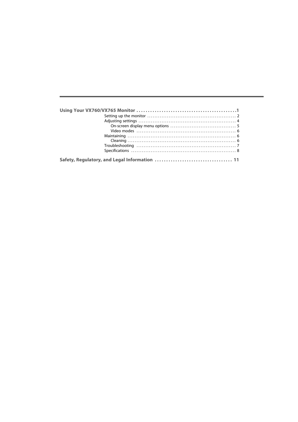 Gateway VX765 User Manual | Page 3 / 22