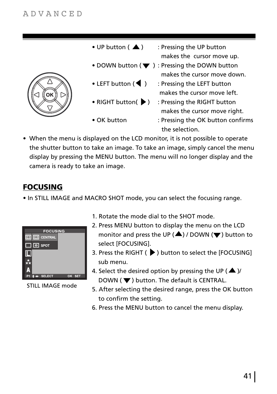 Focusing | Gateway DC-M40 User Manual | Page 41 / 95