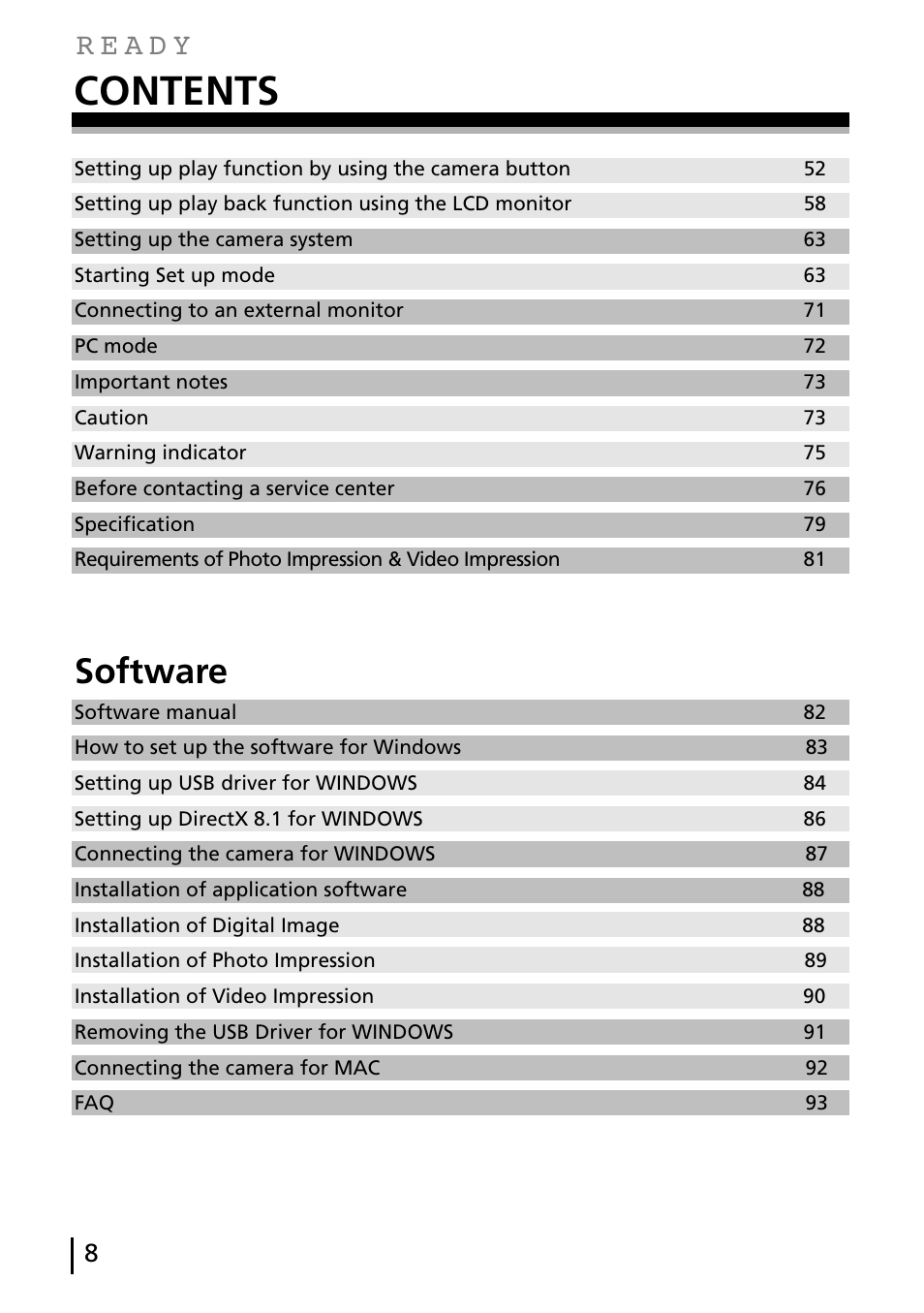 Gateway DC-M40 User Manual | Page 8 / 95