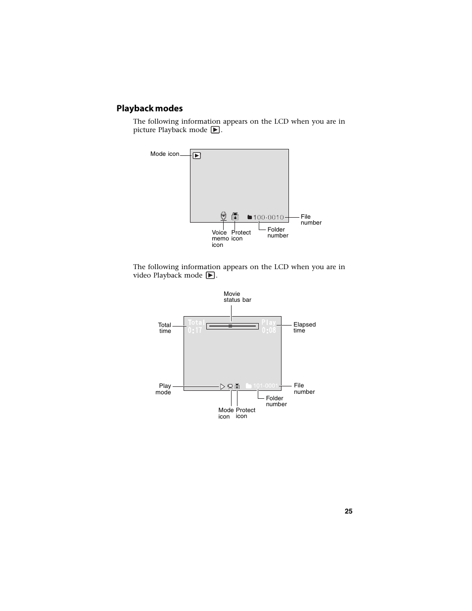Playback modes | Gateway DC-T60 User Manual | Page 29 / 92