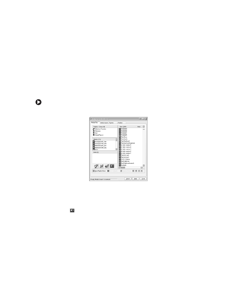 Working with slide shows, Creating a new slide show, To create a new slide show | Gateway DVD Player User Manual | Page 69 / 108