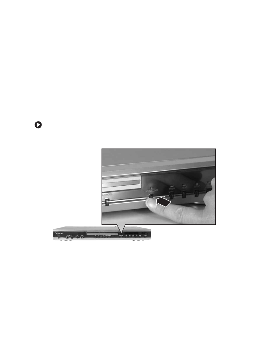 Playing discs, To play a disc | Gateway DVD Player User Manual | Page 76 / 108