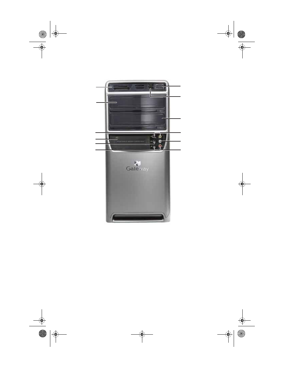 Front | Gateway GM5688E User Manual | Page 12 / 140