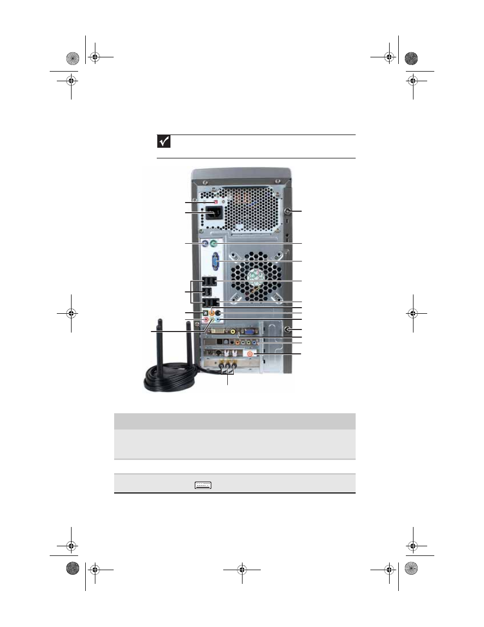 Back | Gateway GM5688E User Manual | Page 14 / 140