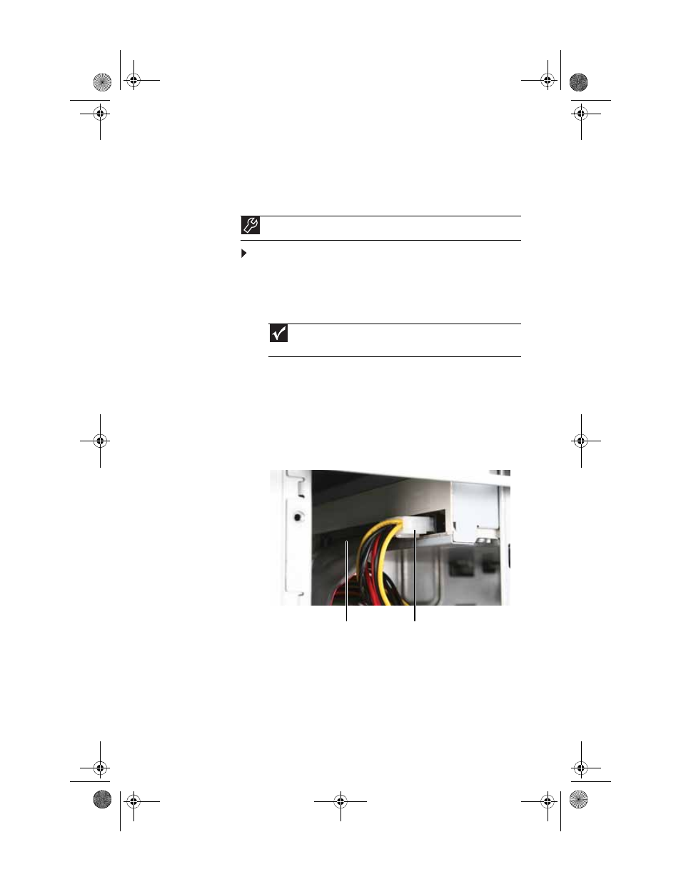 Adding or replacing an optical disc drive, To add replace an optical drive | Gateway GM5688E User Manual | Page 51 / 140