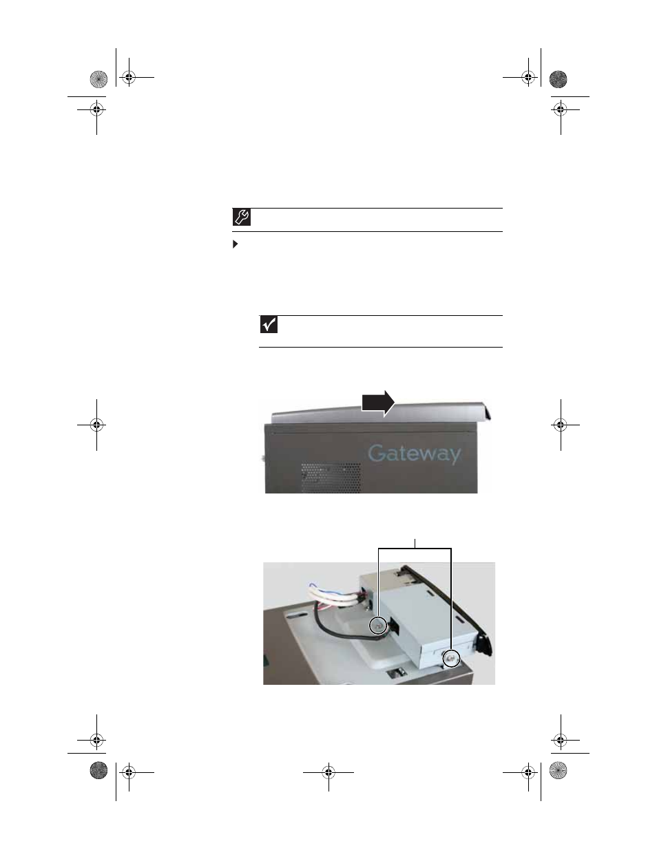 Replacing the memory card reader, To replace the memory card reader | Gateway GM5688E User Manual | Page 53 / 140