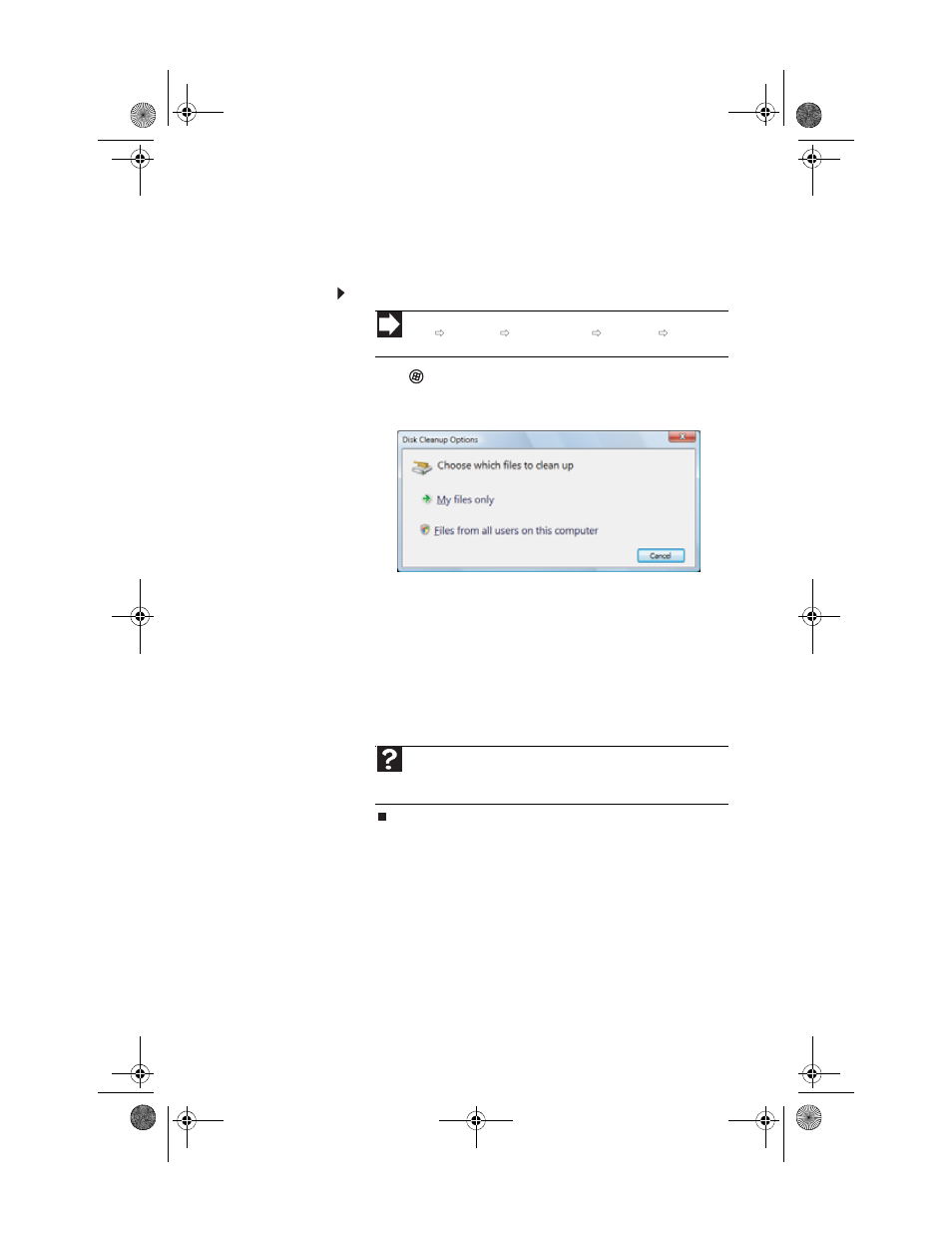 Deleting unnecessary files, To delete unnecessary files | Gateway GM5688E User Manual | Page 73 / 140