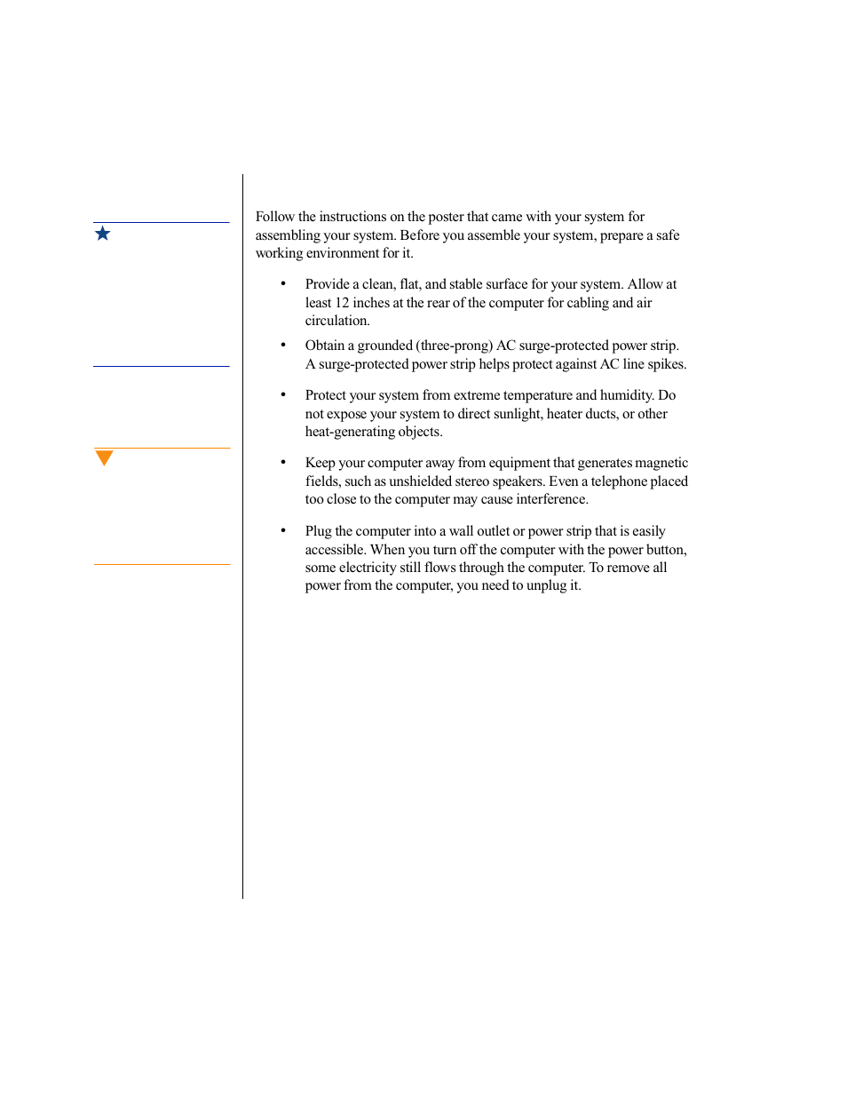 Setting up your system | Gateway E-3200 User Manual | Page 11 / 42