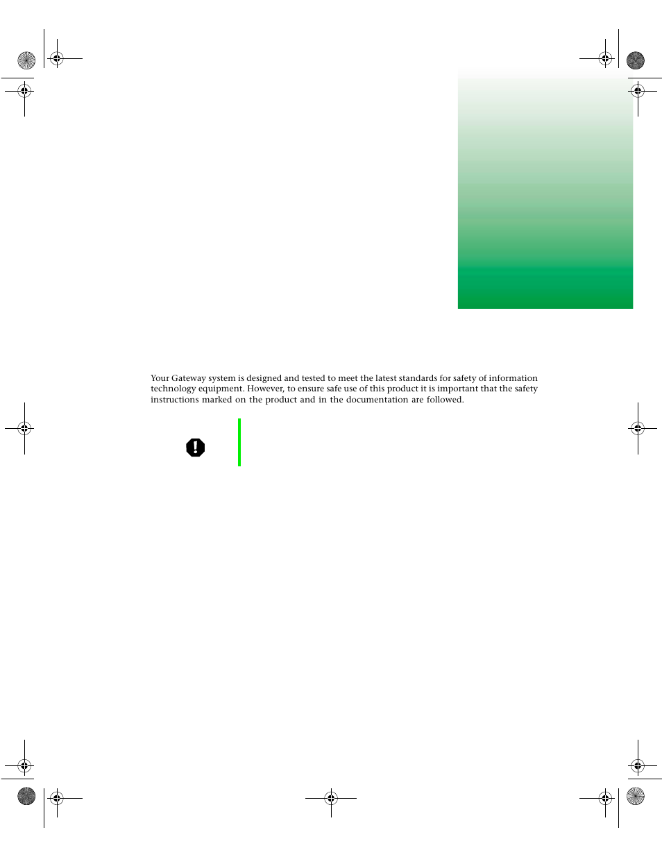 Safety and regulatory information, Important safety information | Gateway 6400 User Manual | Page 116 / 148