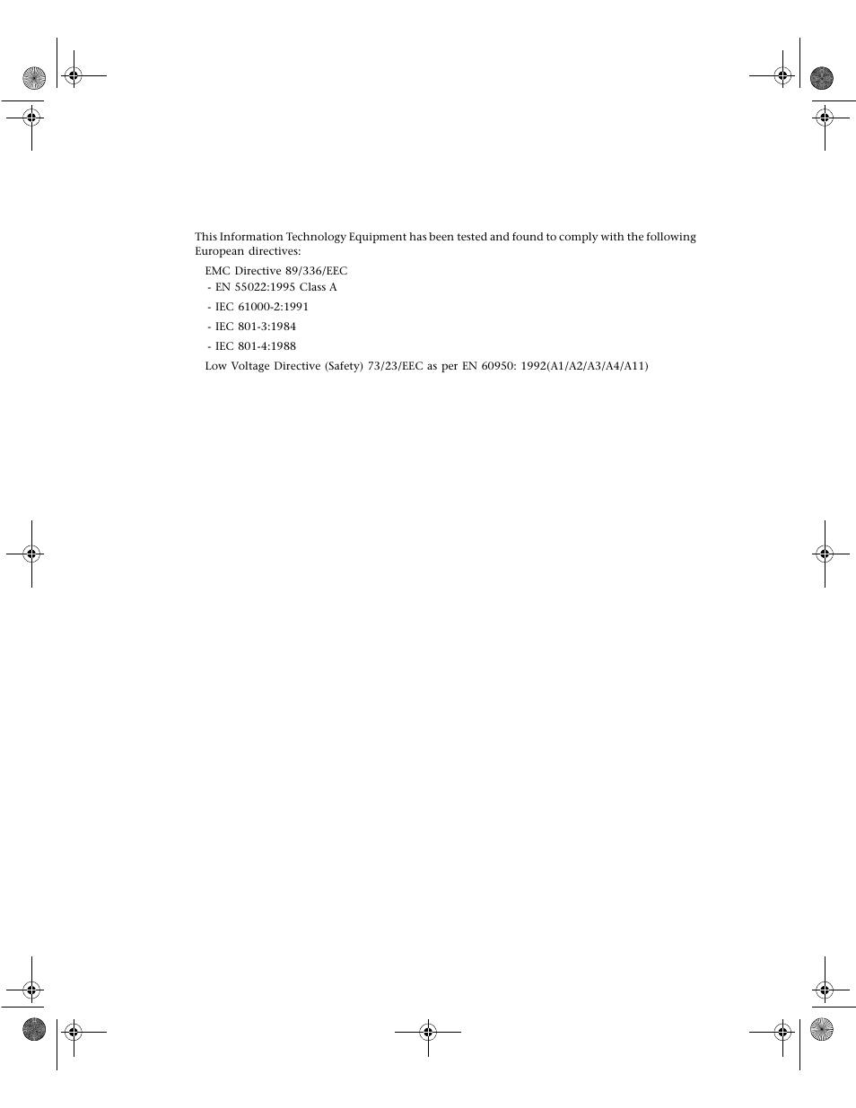 European users | Gateway 6400 User Manual | Page 125 / 148