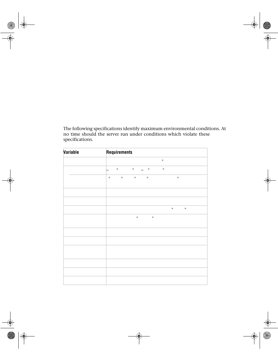 Environmental specifications | Gateway 6400 User Manual | Page 133 / 148