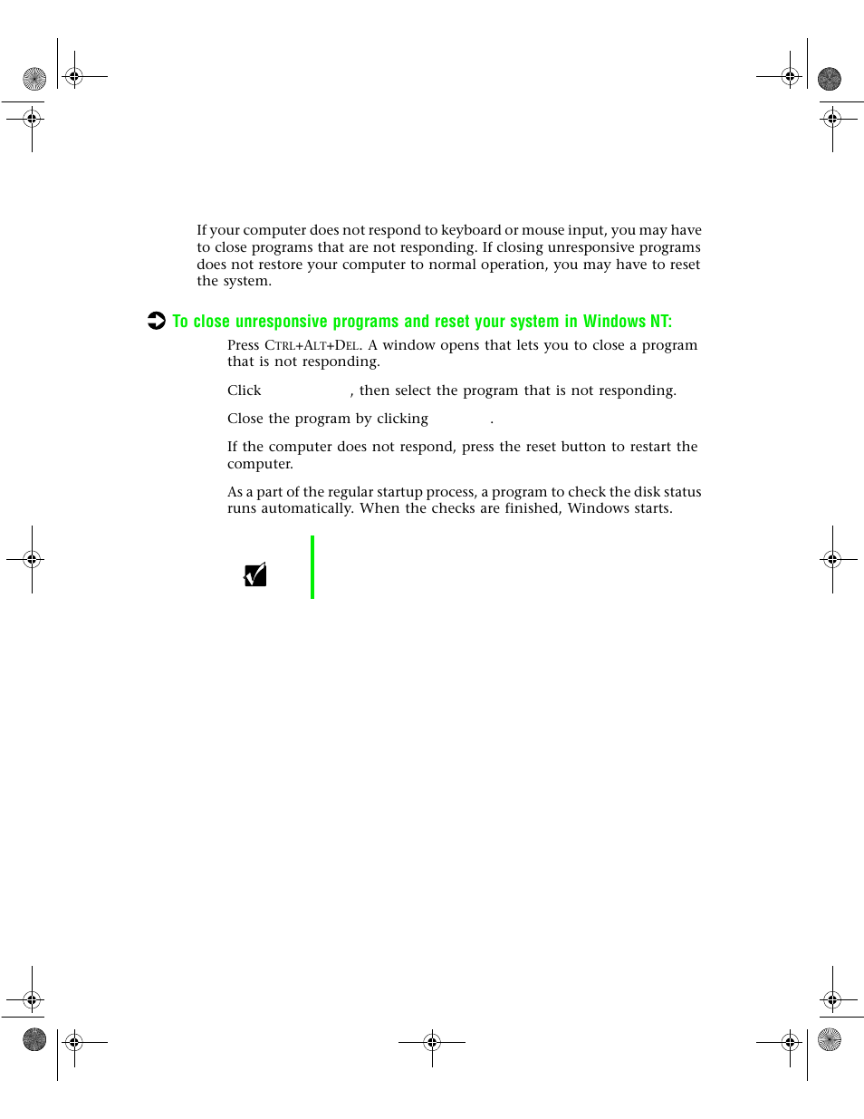 Resetting your system | Gateway 6400 User Manual | Page 23 / 148