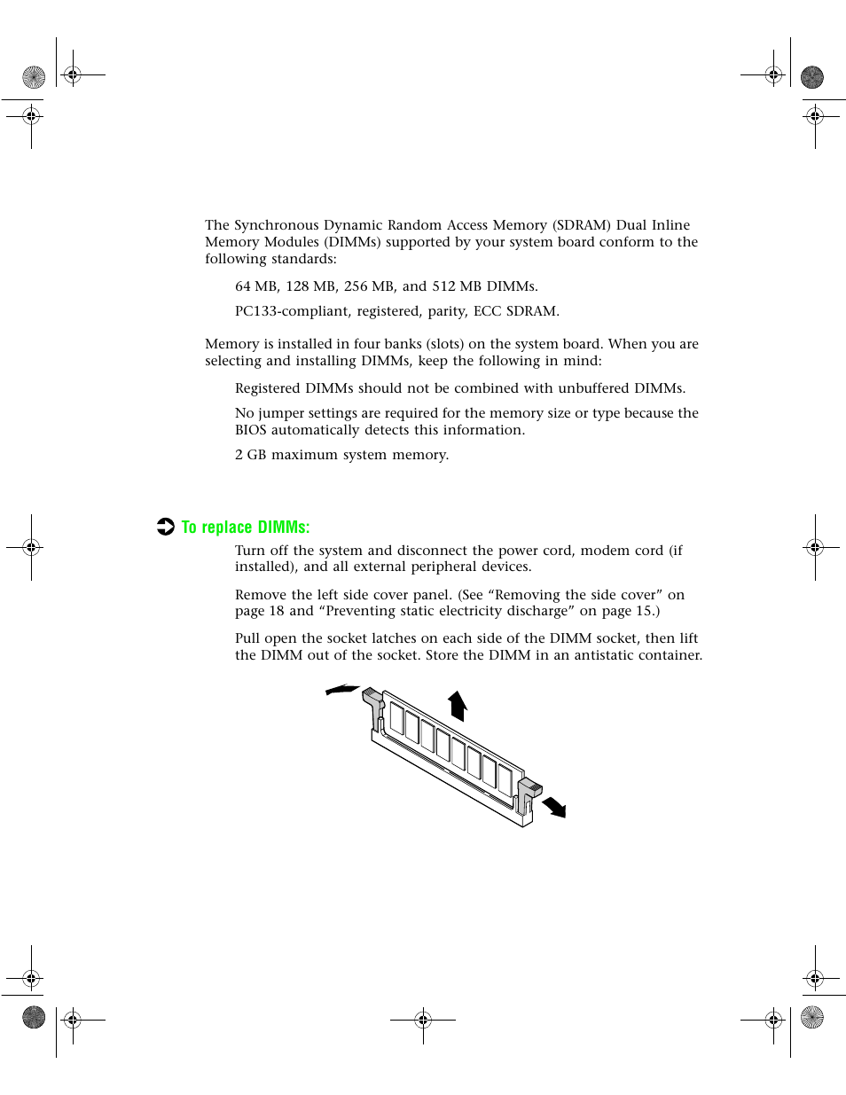 Replacing or adding memory | Gateway 6400 User Manual | Page 46 / 148