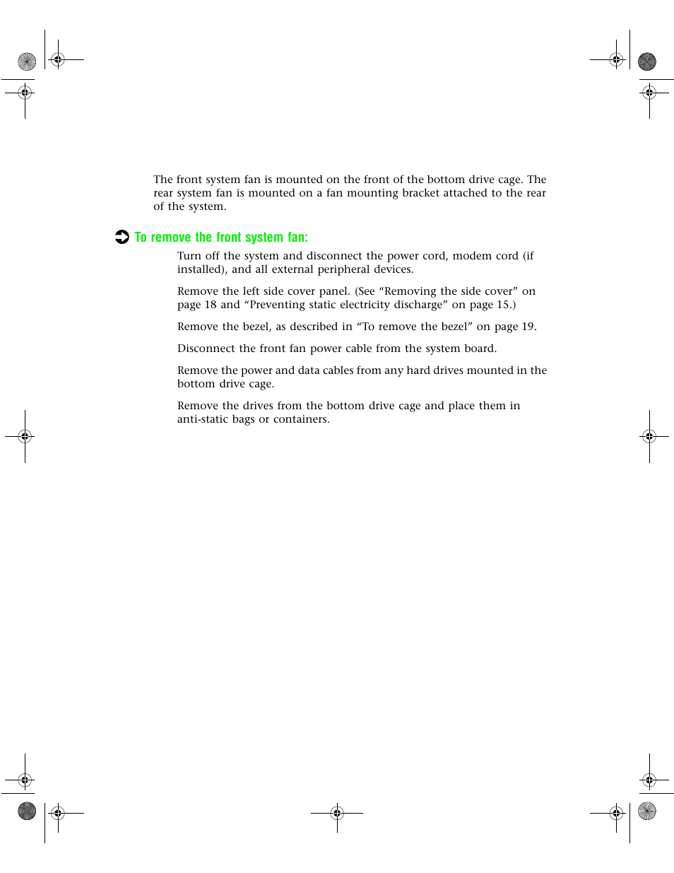 Replacing the system fans | Gateway 6400 User Manual | Page 67 / 148