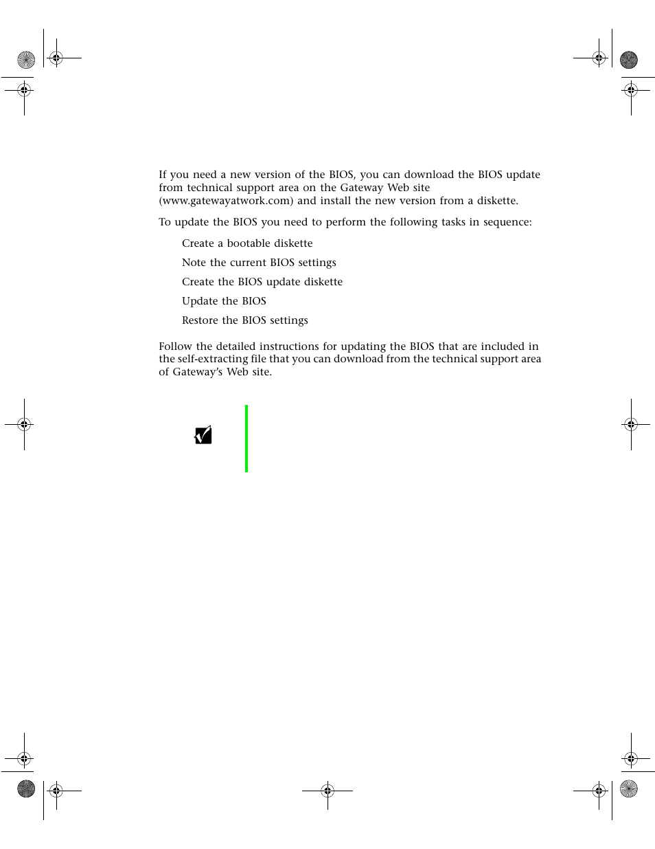 Updating the bios | Gateway 6400 User Manual | Page 78 / 148