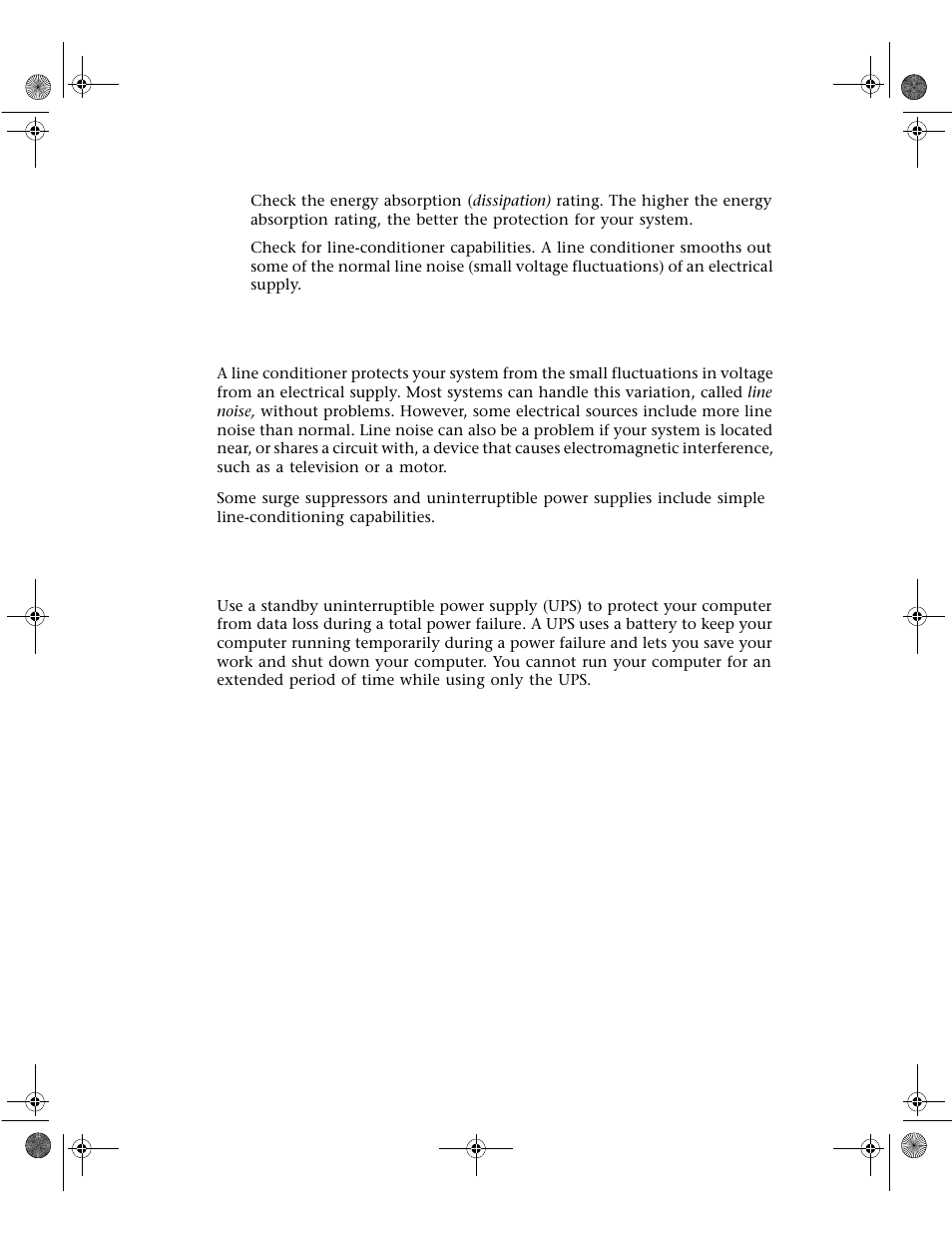 Line conditioners, Uninterruptible power supplies, Line conditioners uninterruptible power supplies | Gateway 6400 User Manual | Page 83 / 148