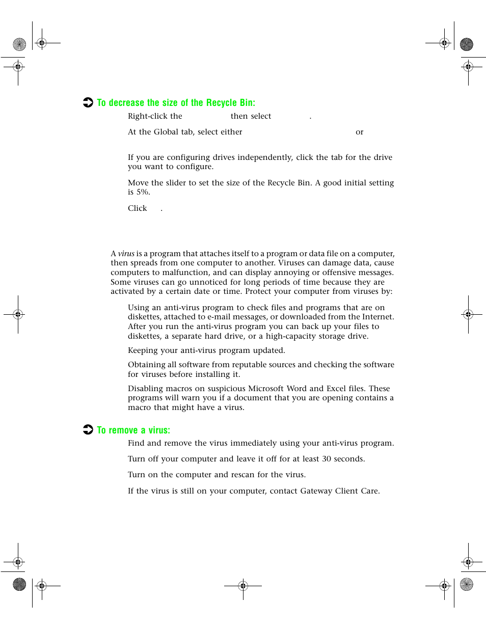 Protecting your computer from viruses | Gateway 6400 User Manual | Page 87 / 148