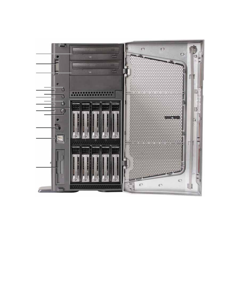 Front | Gateway E-9520T User Manual | Page 8 / 114