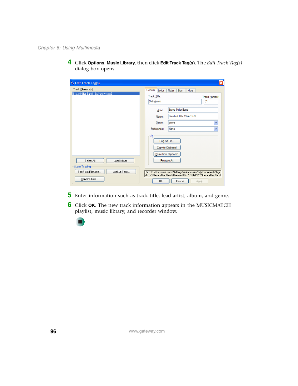 Gateway M350 User Manual | Page 106 / 334