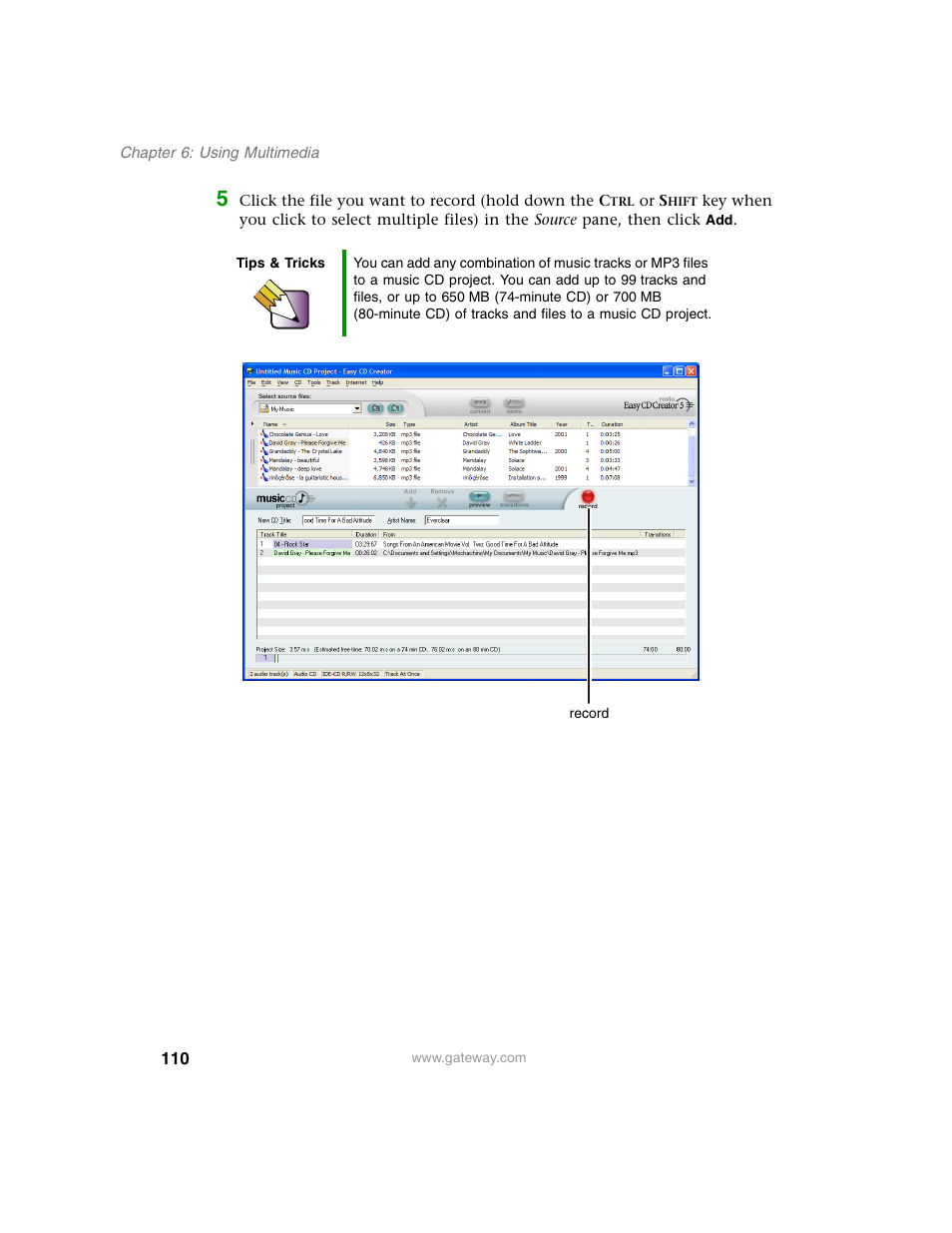 Gateway M350 User Manual | Page 120 / 334