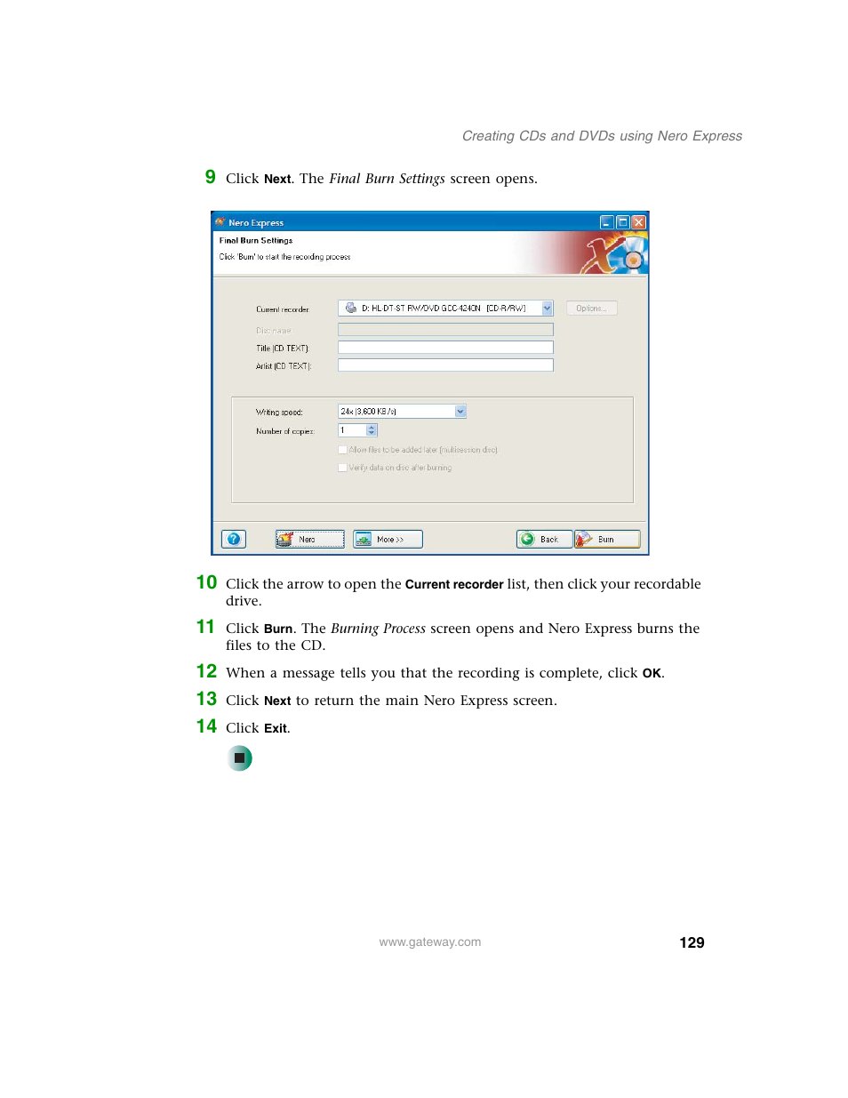 Gateway M350 User Manual | Page 139 / 334