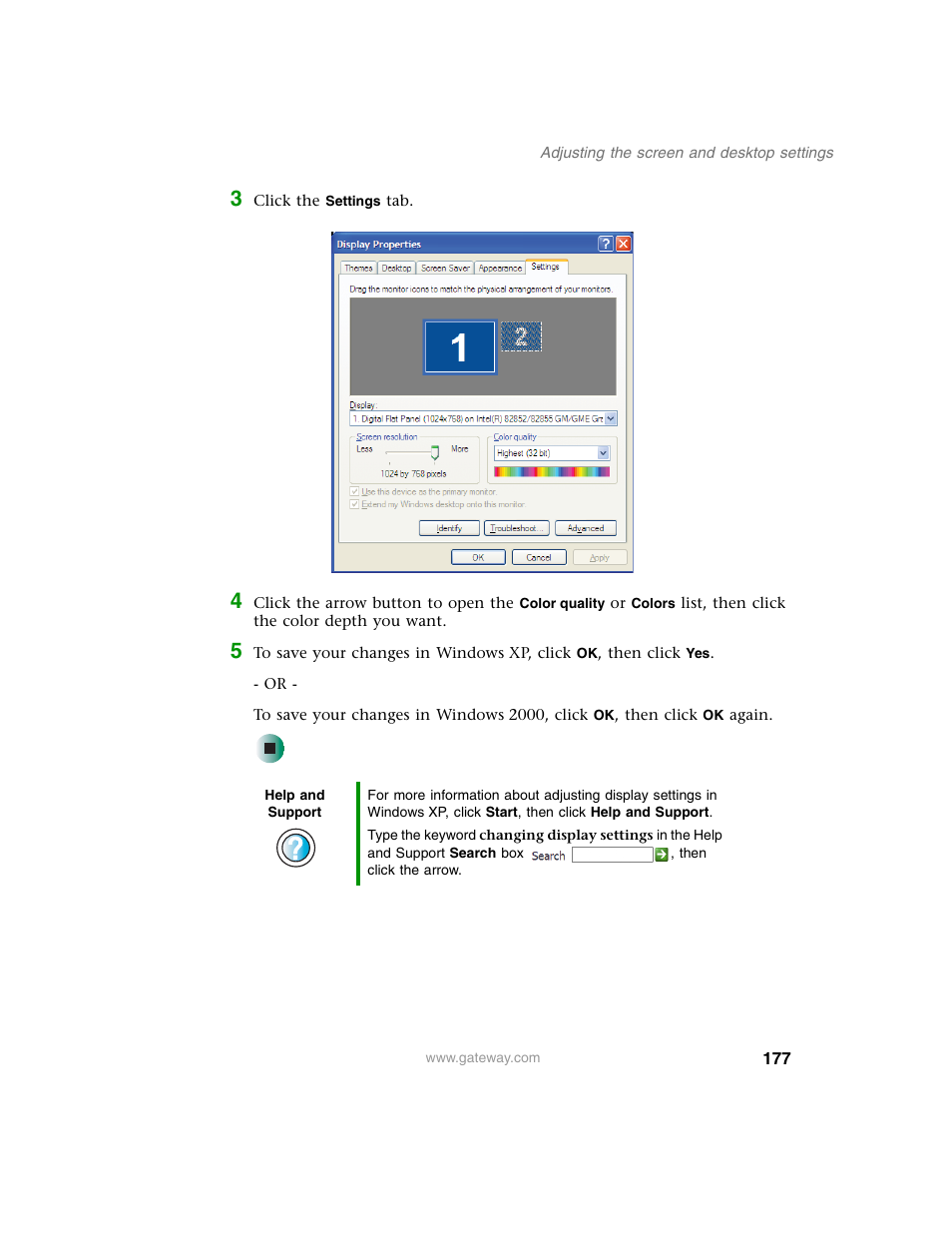 Gateway M350 User Manual | Page 187 / 334
