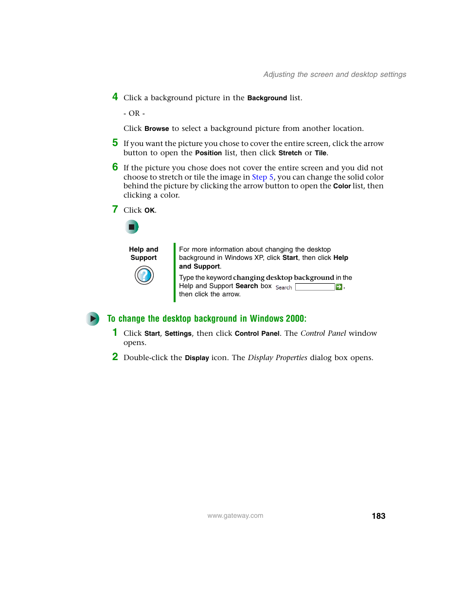Gateway M350 User Manual | Page 193 / 334
