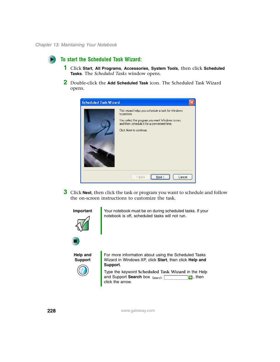 Gateway M350 User Manual | Page 238 / 334