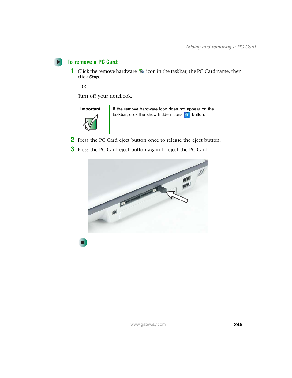 Gateway M350 User Manual | Page 255 / 334