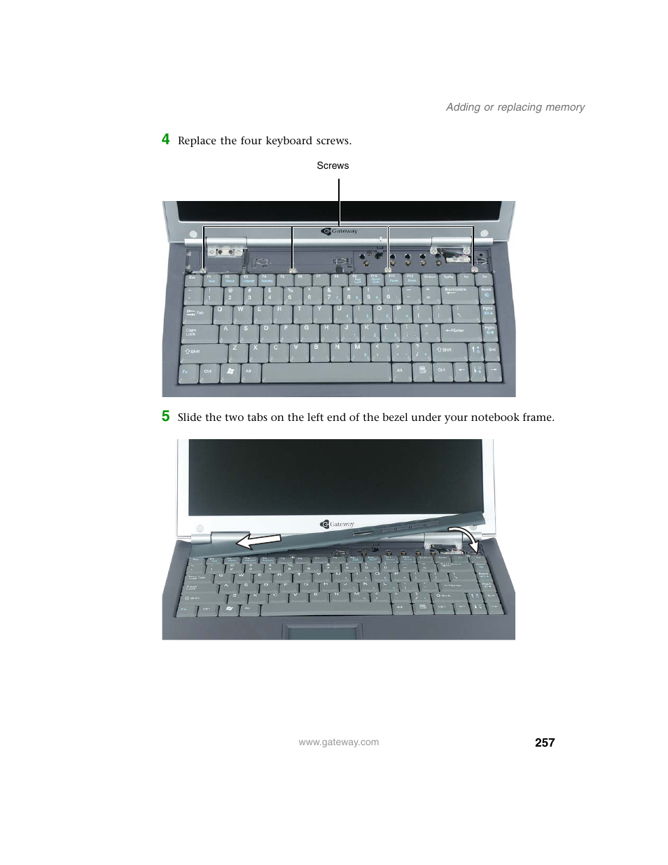 Gateway M350 User Manual | Page 267 / 334