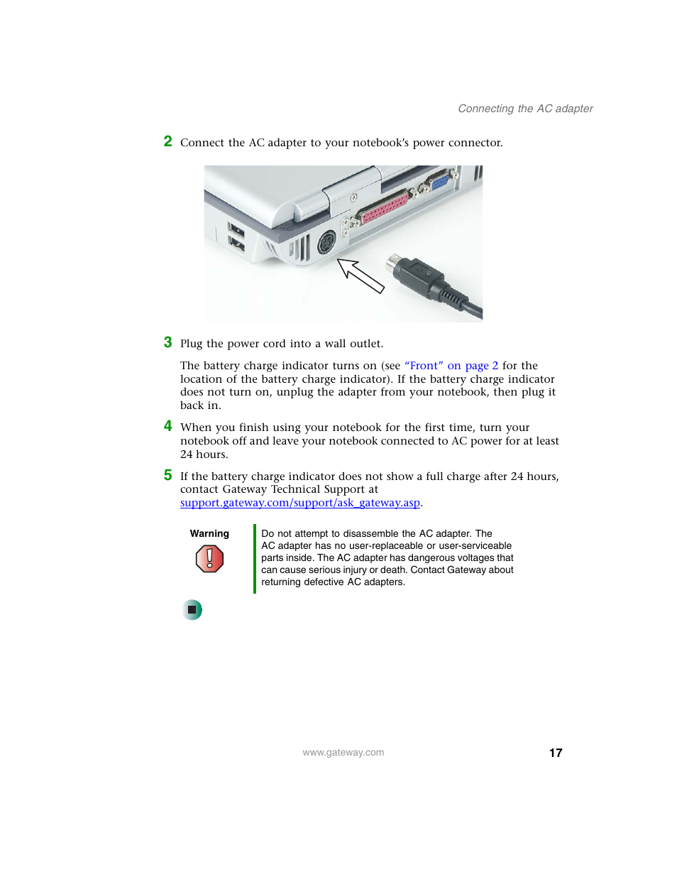 Gateway M350 User Manual | Page 27 / 334