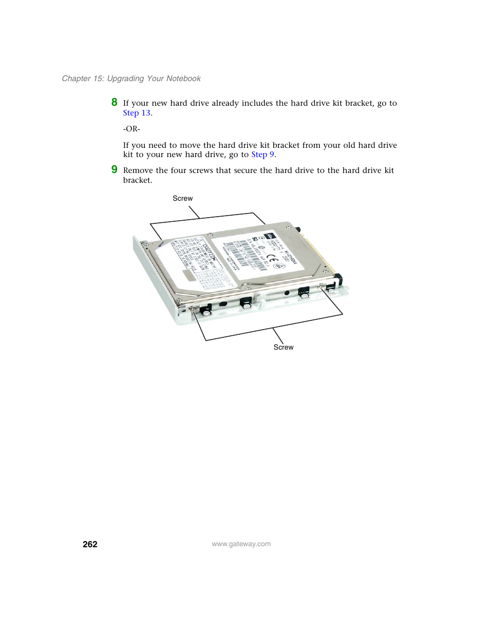 Gateway M350 User Manual | Page 272 / 334