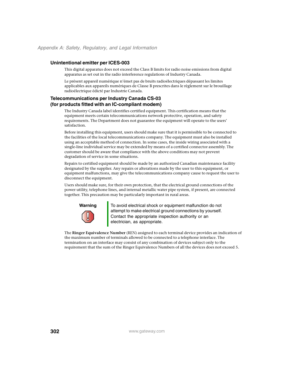 Gateway M350 User Manual | Page 312 / 334